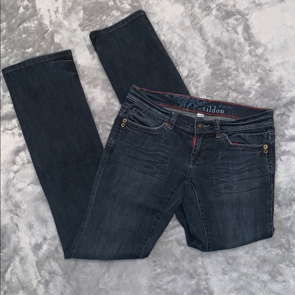 Tildon Denim Low Rise Skinny Blue Jeans - Picture 1 of 4